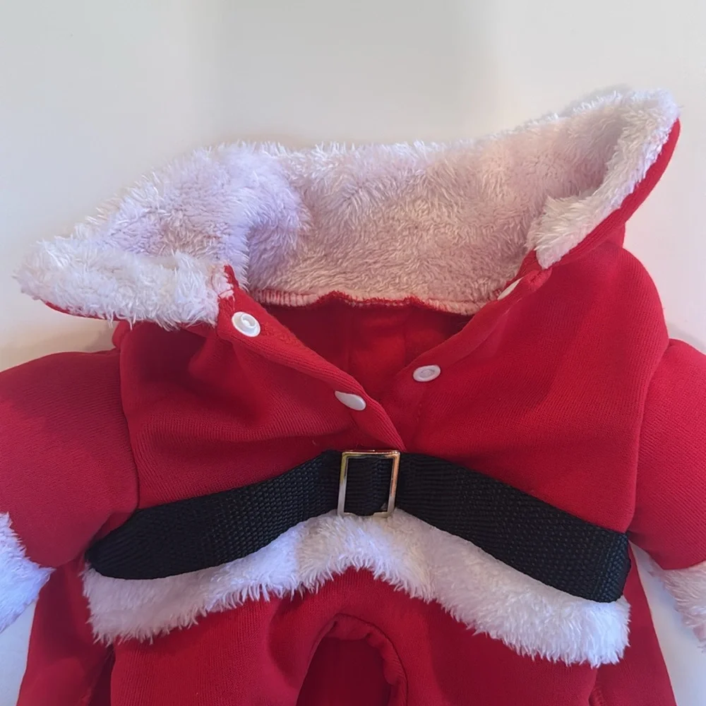 NWOT Santa Clause Christmas Pet Costume & Hat